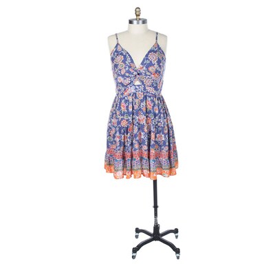 Mauna Lani Twist Front Skater Skirt Swimsuit