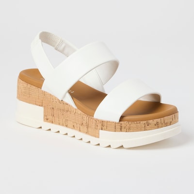 Madden Girl 2-Strap Cork Platform Sandal
