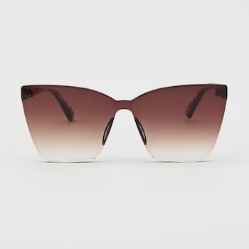 Fantas-Eyes Comet Large Square Frameless Sunglasses