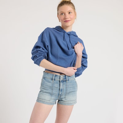 Eunina Lulu Roll the Dice Super High-Waist Jean Short