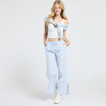Rebel + Leigh Bow Trimmed Track Pant