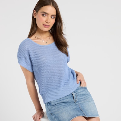 by together Textured Open Weave Sweater