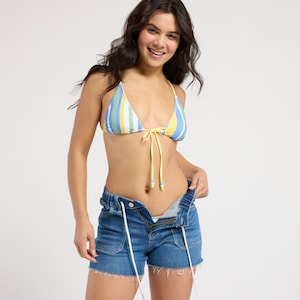 Cupshe Striped Bikini Top