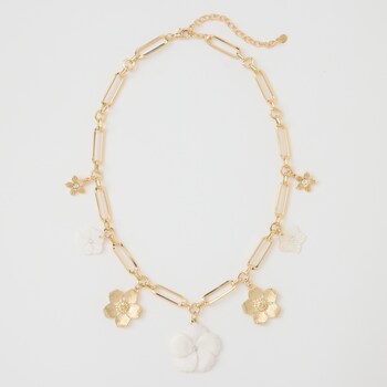 avec Flower Charm Necklace