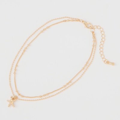 Juliet by Crystal Avenue Star Chain Anklet