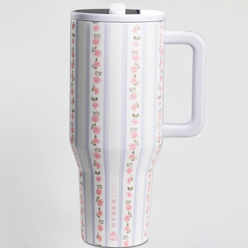 Hydrojug 40 Ounce Primrose Floral Travel Water Bottle