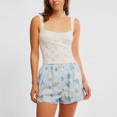 Free People Full Bloom Eyelet Cami