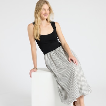 The Workshop Sweater Top Bubble Skirt Dress