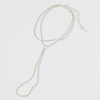 Juliet by Crystal Avenue Layered Stone Hand Chain