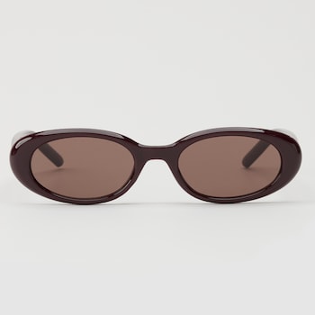 Fantas-Eyes Narrow Round Sunglasses