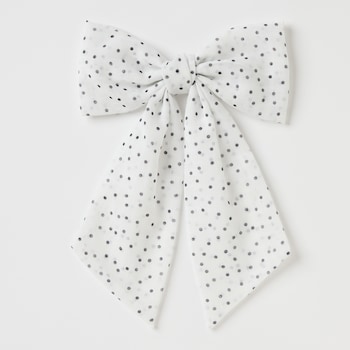 Twig & Arrow Polka Dot Bow Barrette