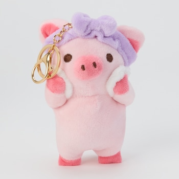 Oh, so re:fined. Plush Spa Pig Bag Charm