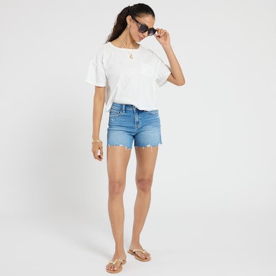 Bridge By Gly High Rise Denim Cut-Off Shorts