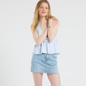 Bridge By Gly Mid-Rise Denim Mini Skirt