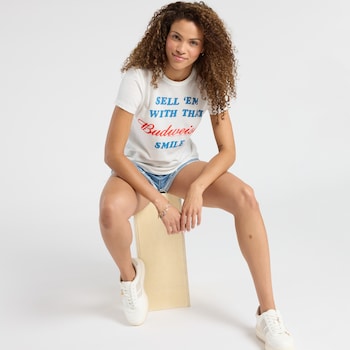Junk Food Budweiser® Smile Tee