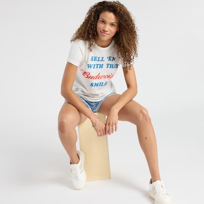 Junk Food Budweiser® Smile Tee