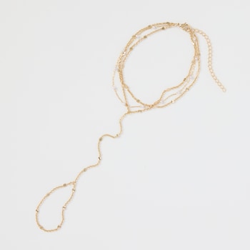 Juliet by Crystal Avenue Tiny Pearls Hand Chain