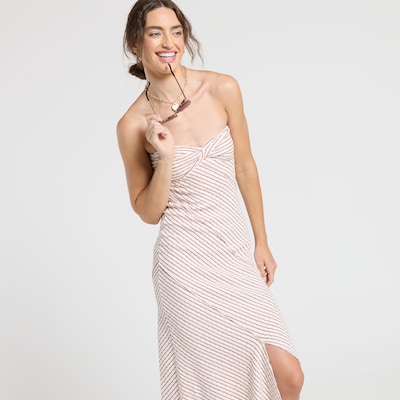 Striped Twist Tube Dress by Originality