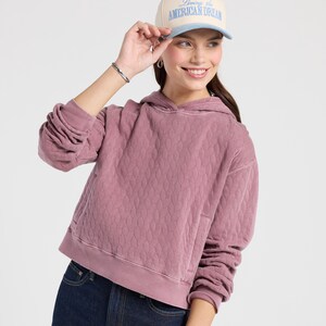 Thread & Supply Solid Quilted Hoodie