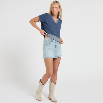 Dreamers Two-Tone Trim Sweater