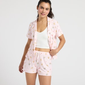Pink Rose Sleepwear Brunch Pajama Short