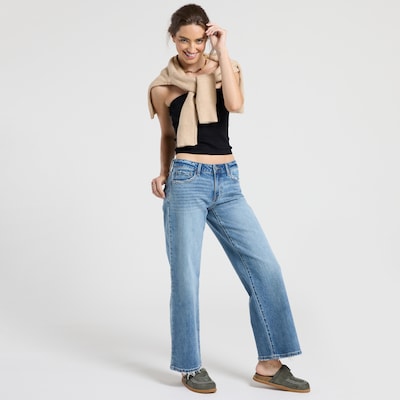 Low Rise Wide Leg Jean by Vervet Blue