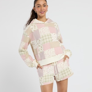 Thread & Supply Patchwork Knit Lounge Shorts